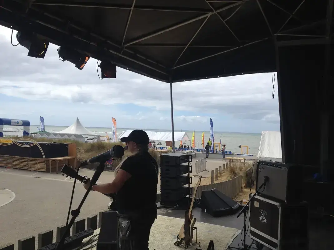 Nigel with Rolan Bolan