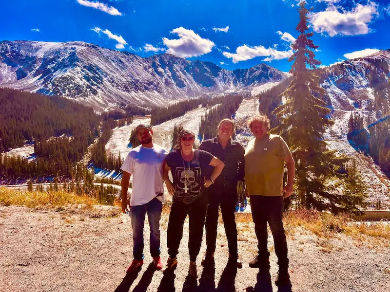 Nigel performing internationally